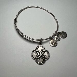 Alex and Ani Breath of Life Charm Bangle - Rafaelian Silver Finish